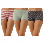 Women Mid-Rise Multicolor Panty (Pack of 3)